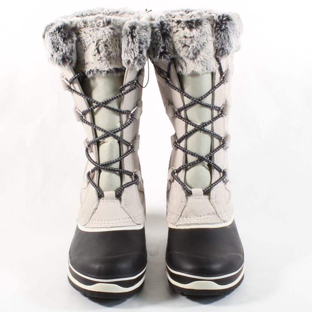 Khombu Women's Leather Winter Snow Duck Boots NEW - Picture 4 of 8